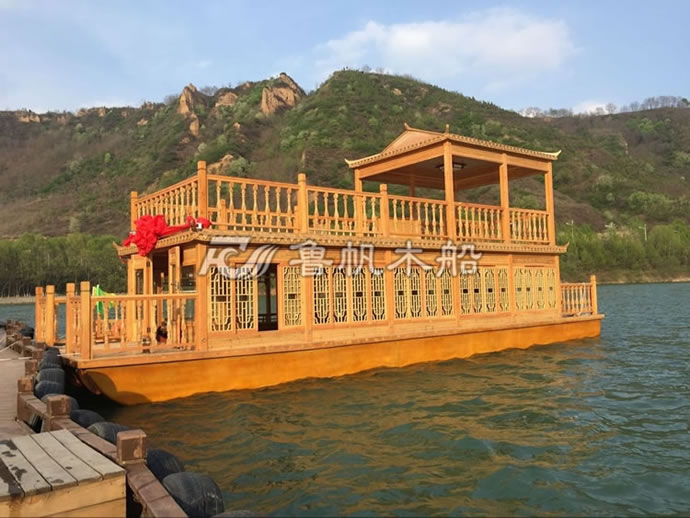 12米雙層菠蘿格畫(huà)舫船