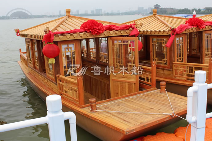 4.8米小畫舫(原木色）